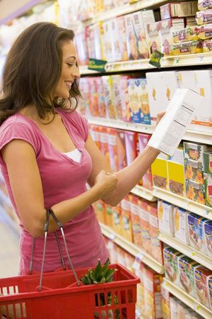 woman-looking-at-food-label