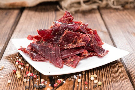 beef-jerky-on-a-plate